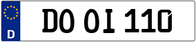 Truck License Plate